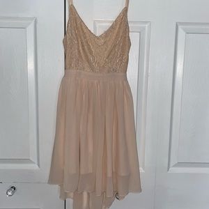 Peachy Fit and Flare dress